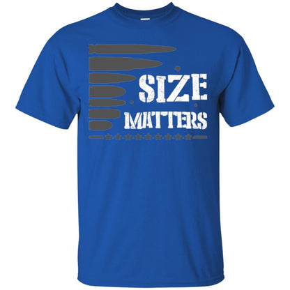 Hunter T-shirt Size Matters Royal