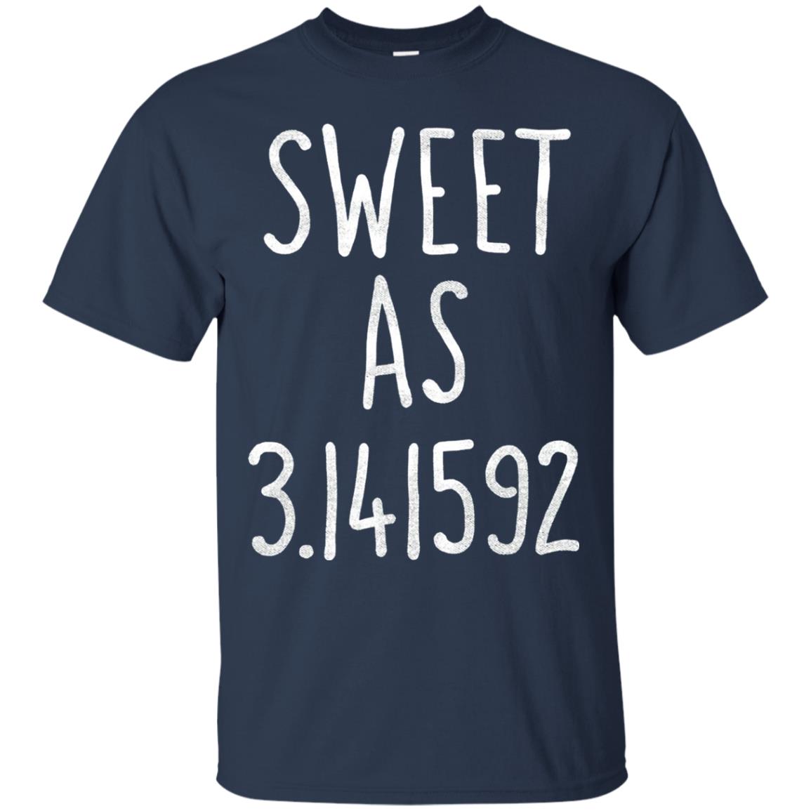 Sweet As Pi Day Math Teacher T-shirt Navy