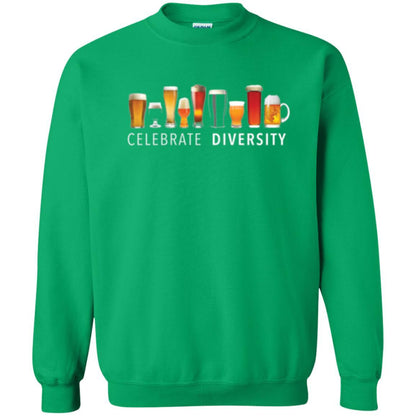 Beer Lover T-shirt Celebrate Diversity Irish Green