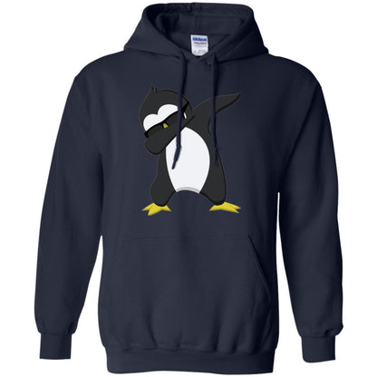 Christmas T-shirt Dabbing Penguin T-shirt Navy