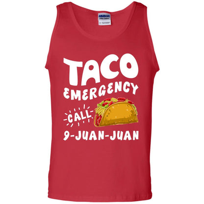 Emergency Call 9 Juan Juan Taco Cinco De Mayo Shirt Red