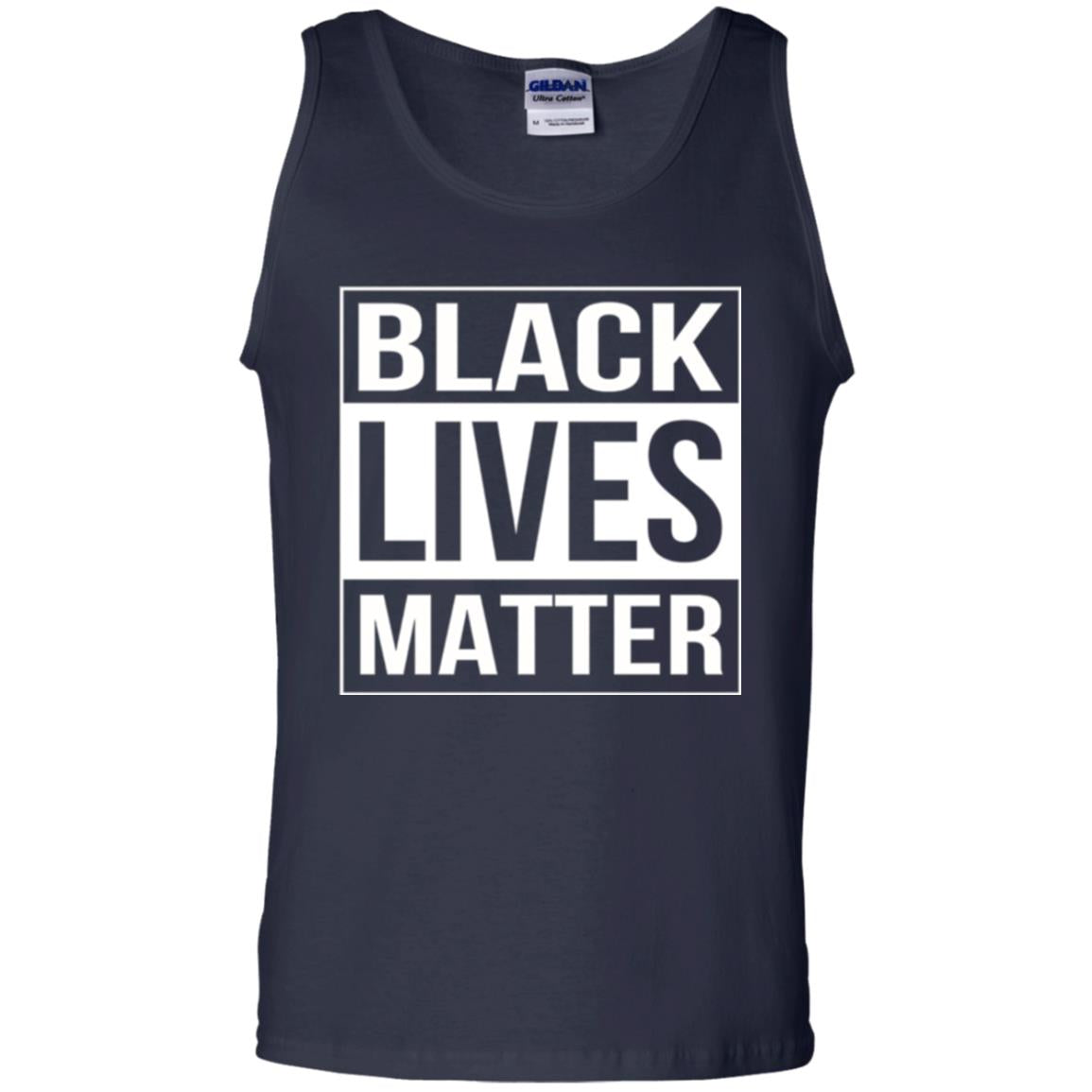 Political Protest T-shirt Black Lives Matter Navy