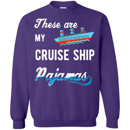 My Cruise Ship Pajamas Cruise Family Vacation T-shirt Purple