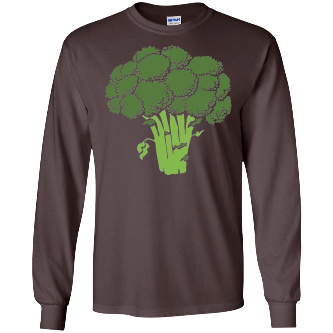Broccoli Is Life T-shirt Funny Graphic Vegetable Dark Chocolate