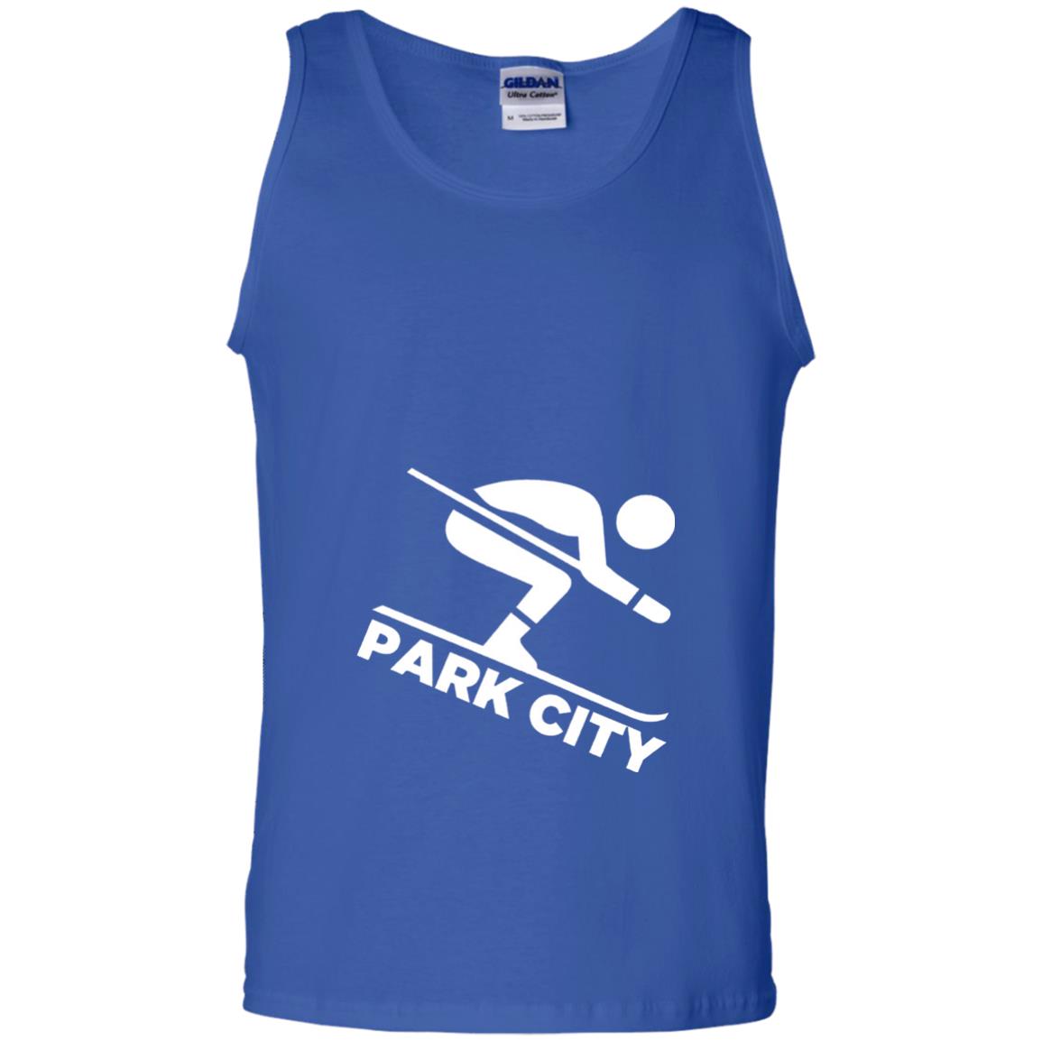 Downhill Skiing T-shirt Park City Utah Royal