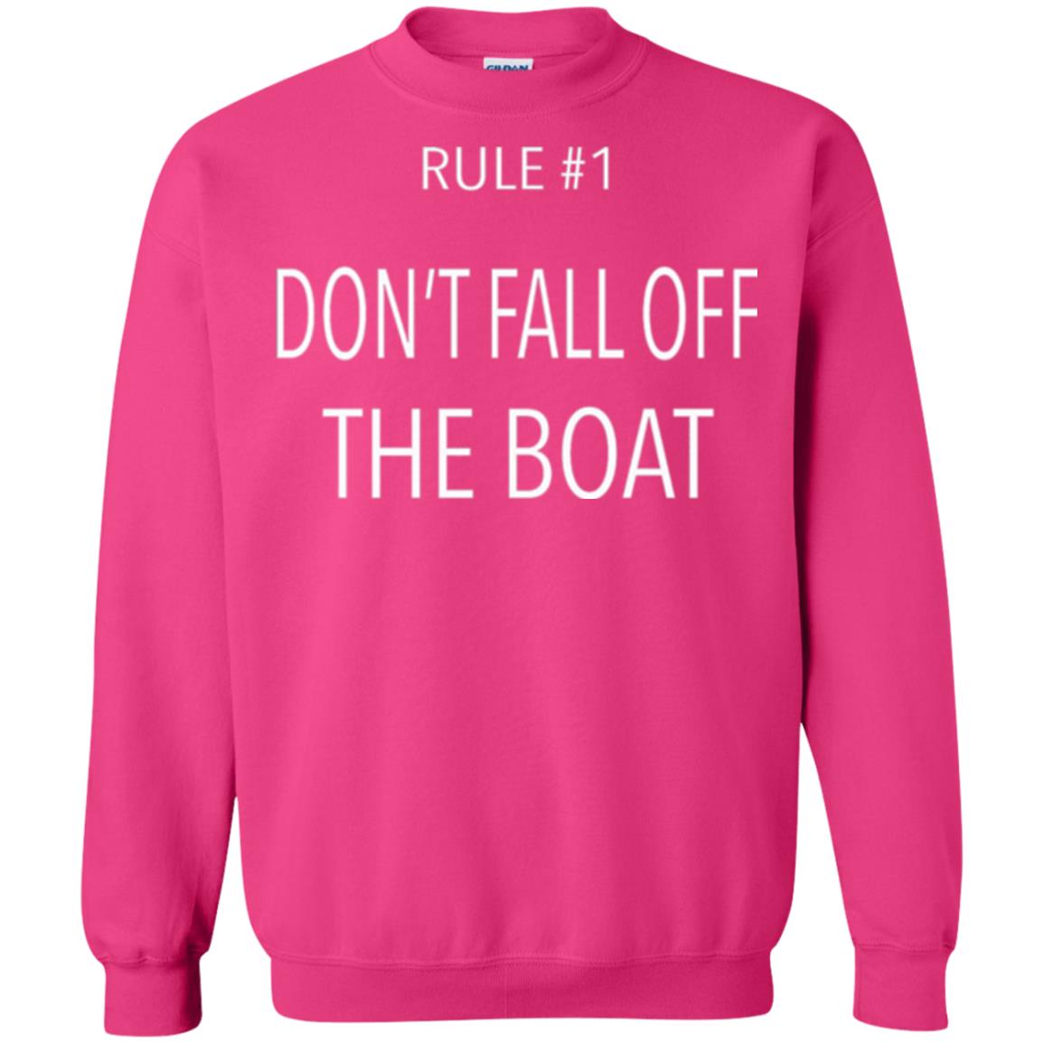 Cruise T-shirt Rule 1 Don_t Fall Off The Boat Heliconia