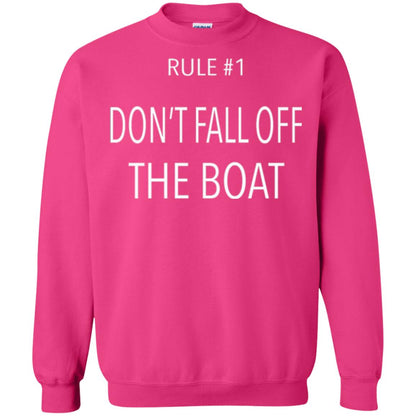 Cruise T-shirt Rule 1 Don_t Fall Off The Boat Heliconia
