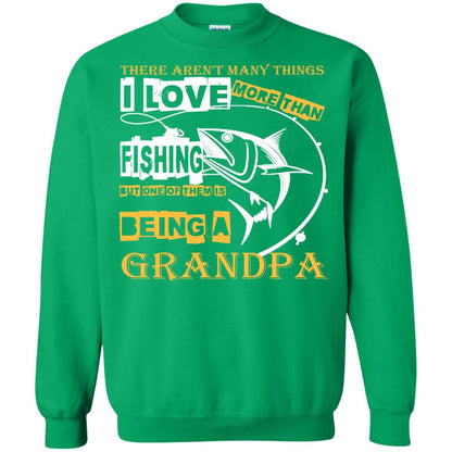 But One Of Them Is Being A Grandpa Papa T-shirt Irish Green