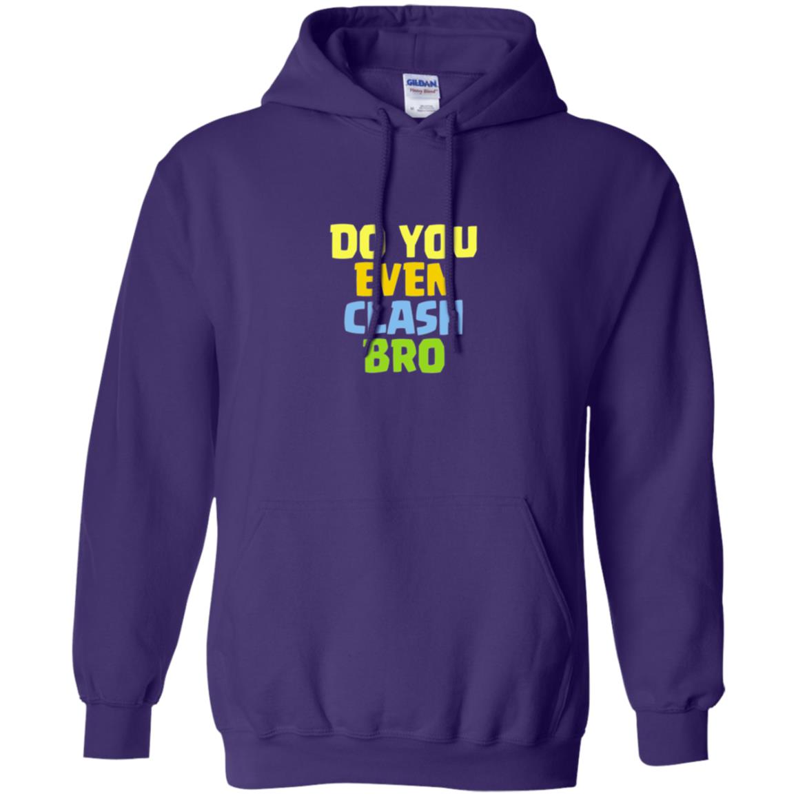 Royal Gamers T-shirt Do You Even Clash Bro Purple