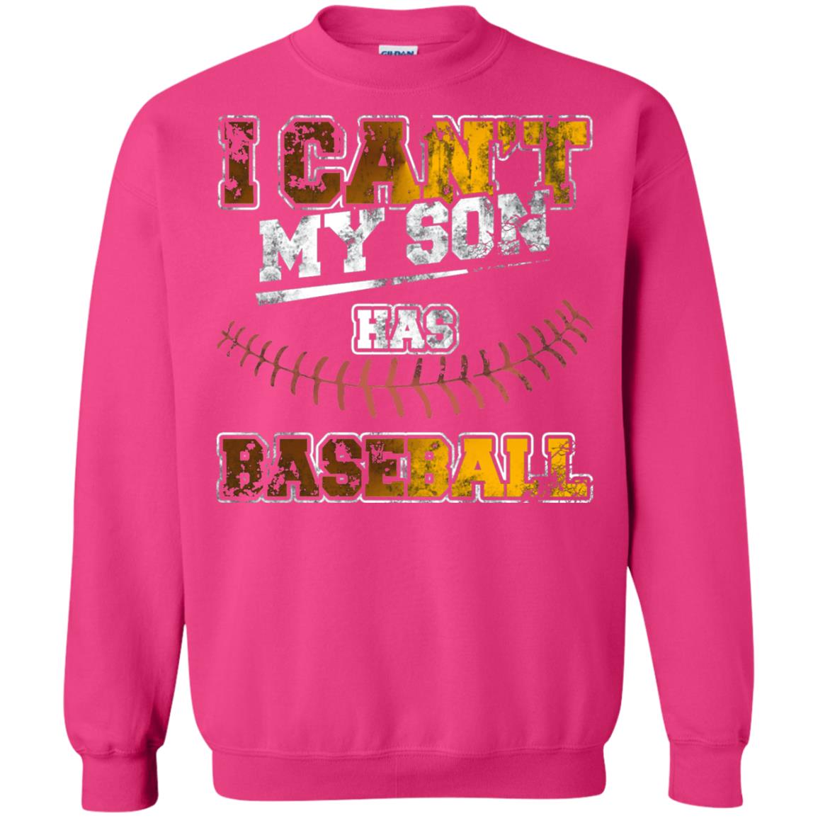 Baseball Mom Dad Shirt I Cant My Son Has Baseball Heliconia