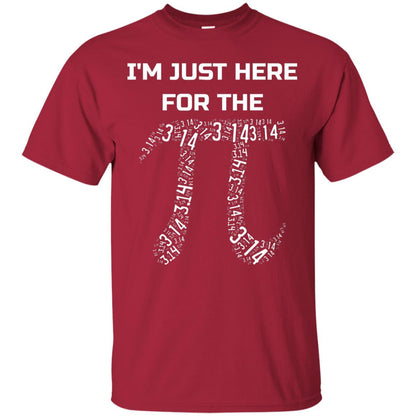 Im Just Here For The Pi Pi Day Shirt Cardinal