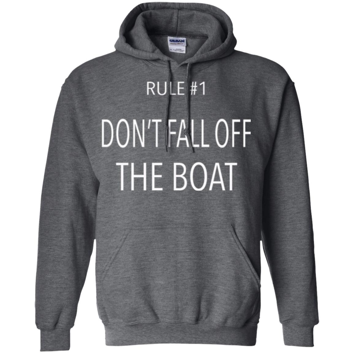 Cruise T-shirt Rule 1 Don_t Fall Off The Boat Dark Heather