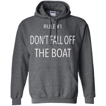 Cruise T-shirt Rule 1 Don_t Fall Off The Boat Dark Heather