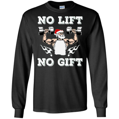 Christmas T-shirt No Lift No Gift Black