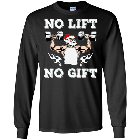Christmas T-shirt No Lift No Gift Black