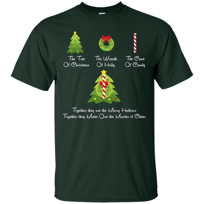 The Tree Of Christmas T-Shirt Forest Green