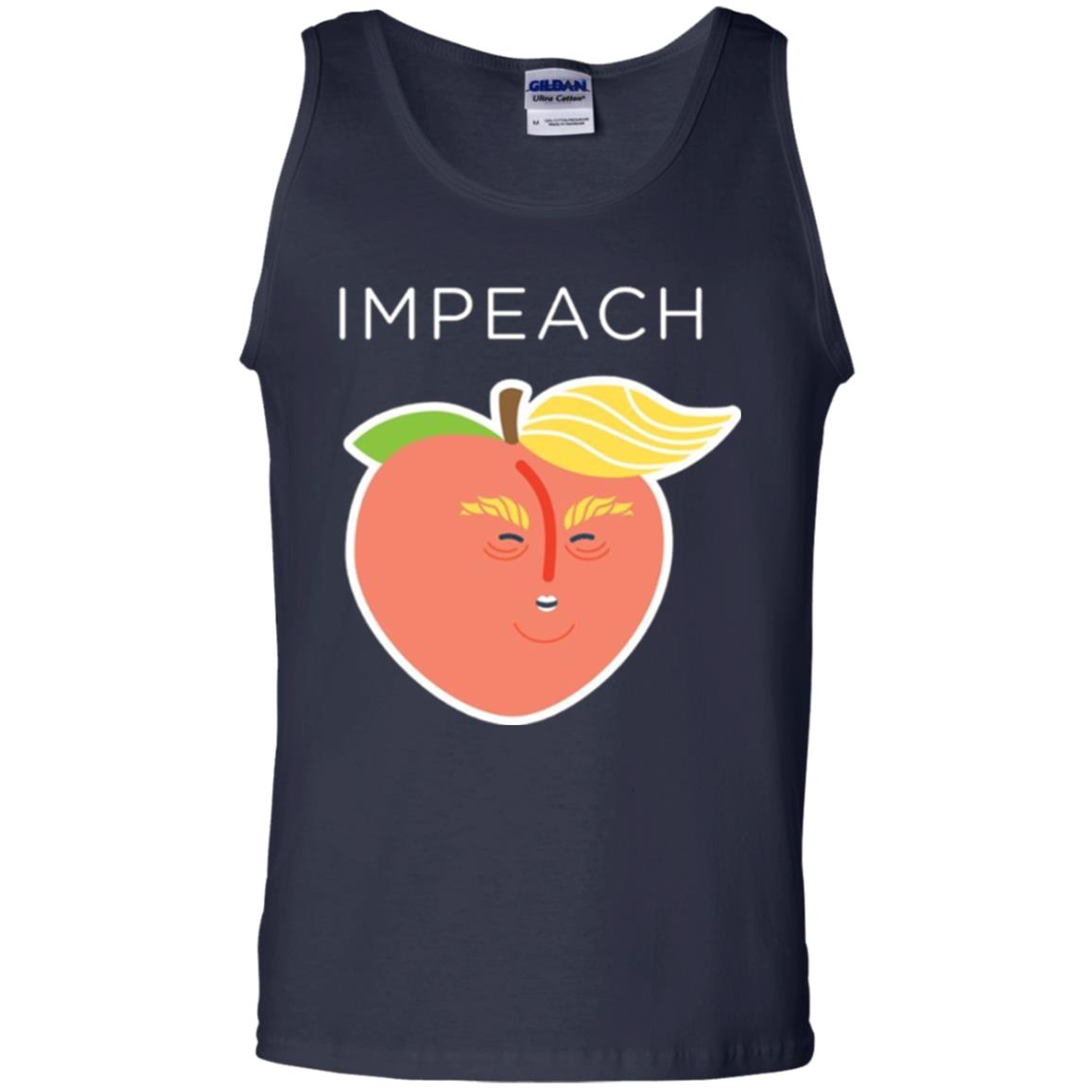 Anti Trump Peach Emoji T-shirt Impeach Donald Navy