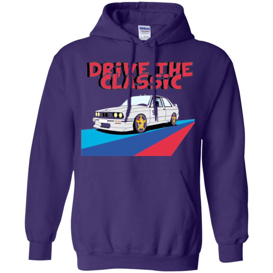 Classic Drive Vintage Collectors Bmw Lovers T-shirt Purple