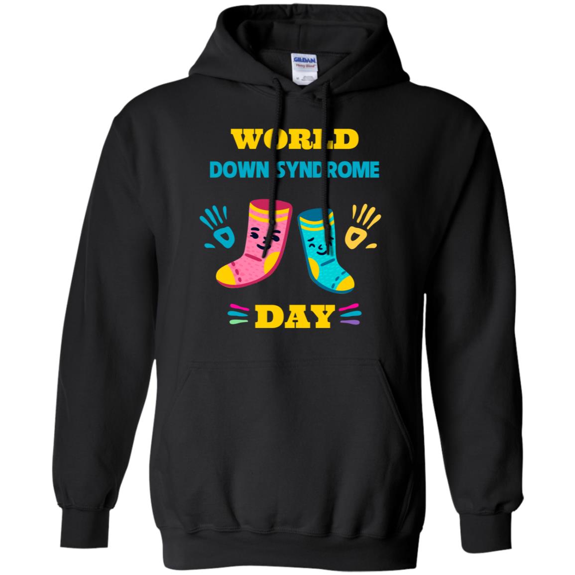 World Down Syndrome Day Hands And Stocks Shirt Black