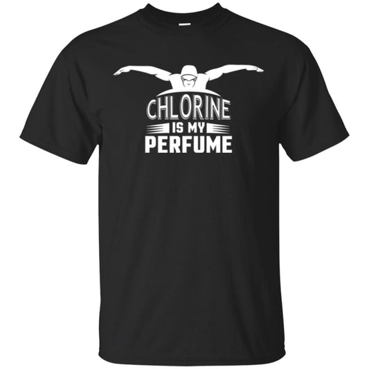 Swimmer T-shirt Chloring Is My Perfume T-shirt Black