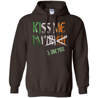 Saint Patrick's Day T-shirt Kiss Me I'm Irish A Doctor Dark Chocolate