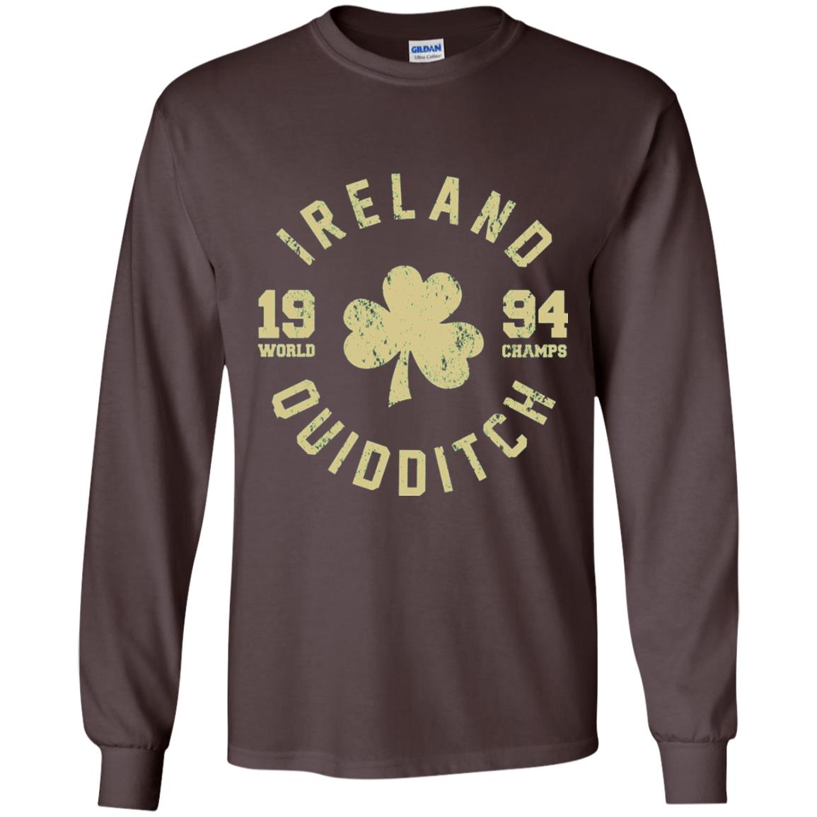 St. Patrick's Day Irish T-shirt Ireland Quidditch Dark Chocolate