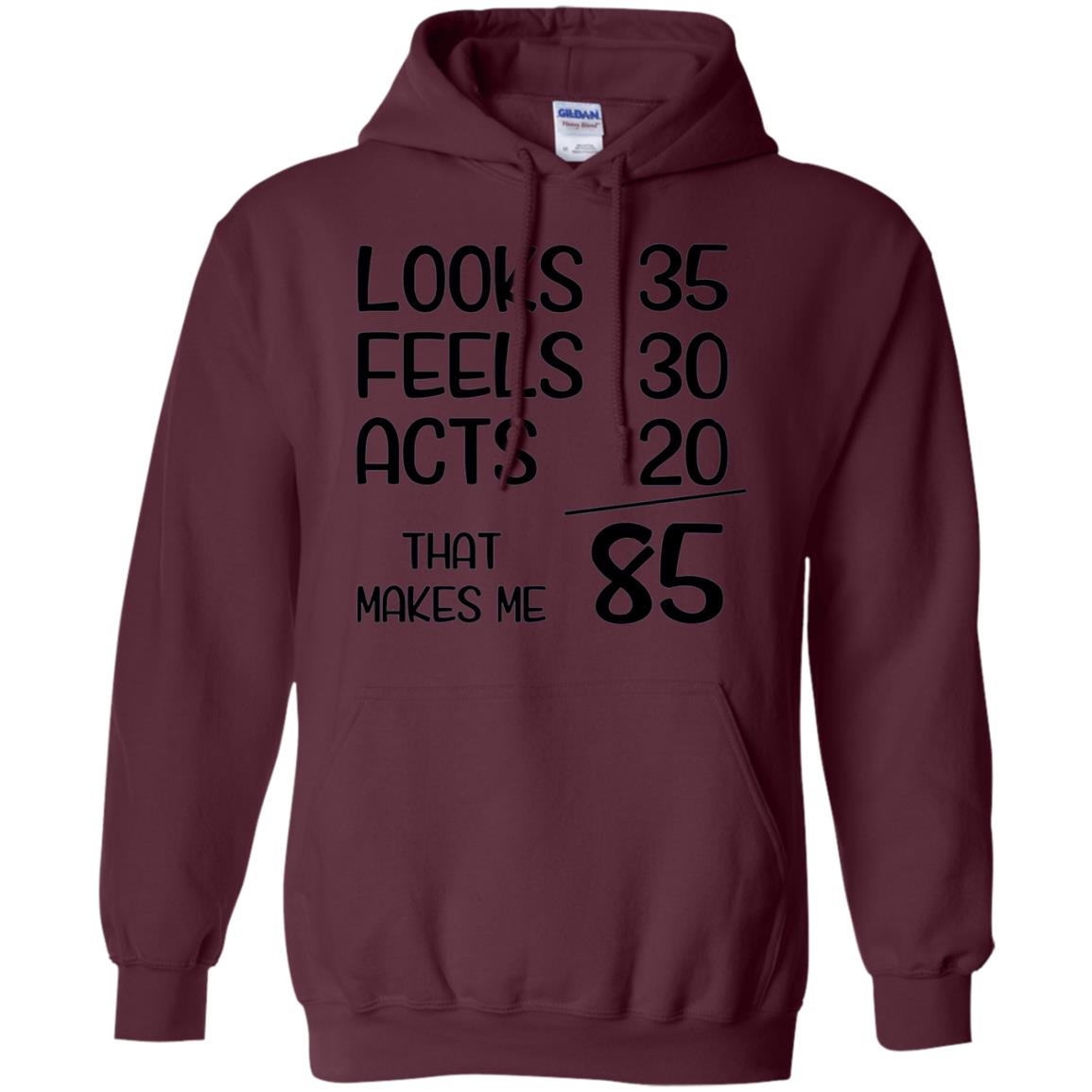 Funny 1933 85 Years Old 85th Birthday T-shirt Maroon