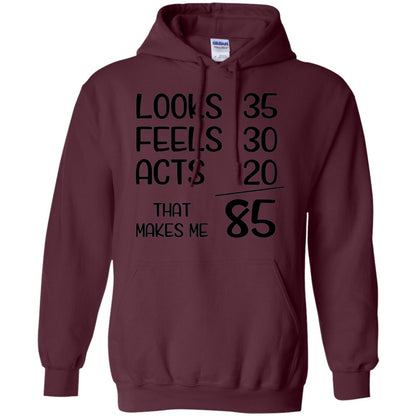 Funny 1933 85 Years Old 85th Birthday T-shirt Maroon