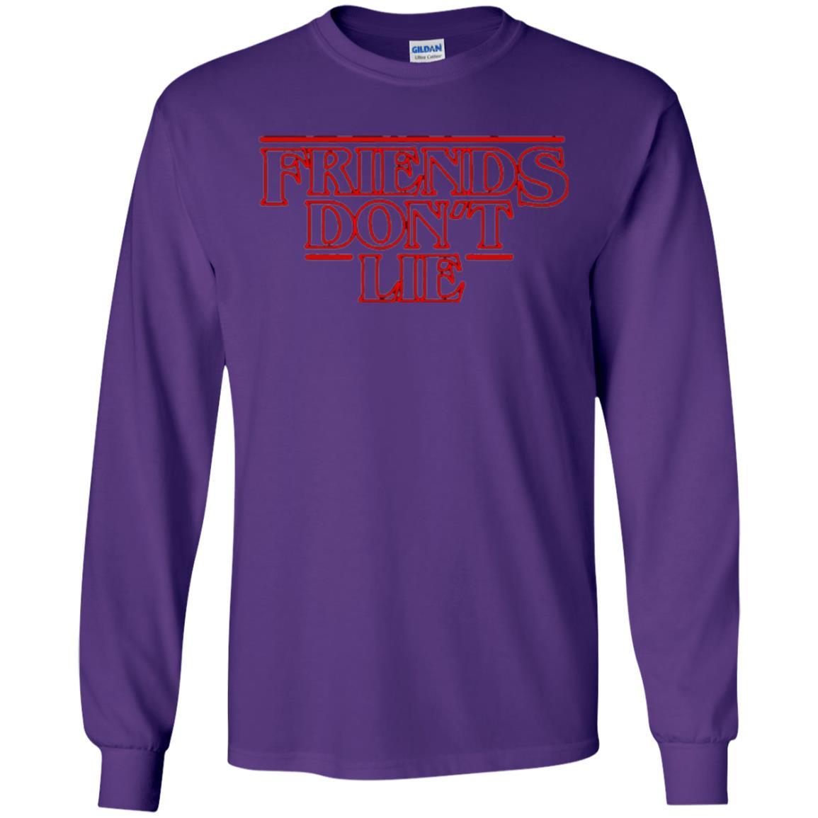 Friends Don't Lie T-shirt Purple