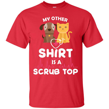 My Other Shirt Is A Scurb Top Veterinary Surgeon Shirt Red