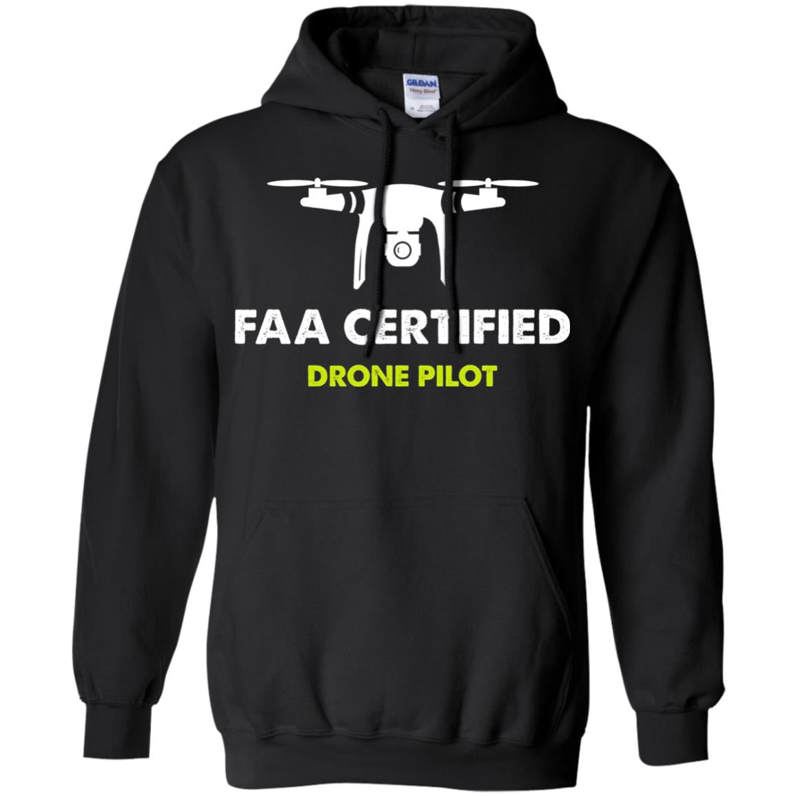 Faa Certified Drone Pilot T-shirt Black