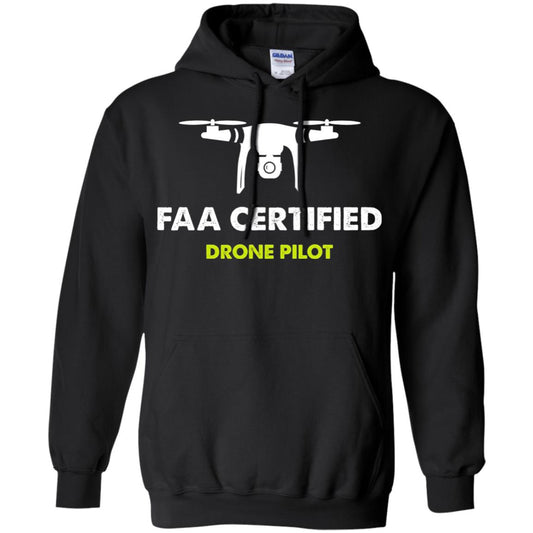 Faa Certified Drone Pilot T-shirt Black