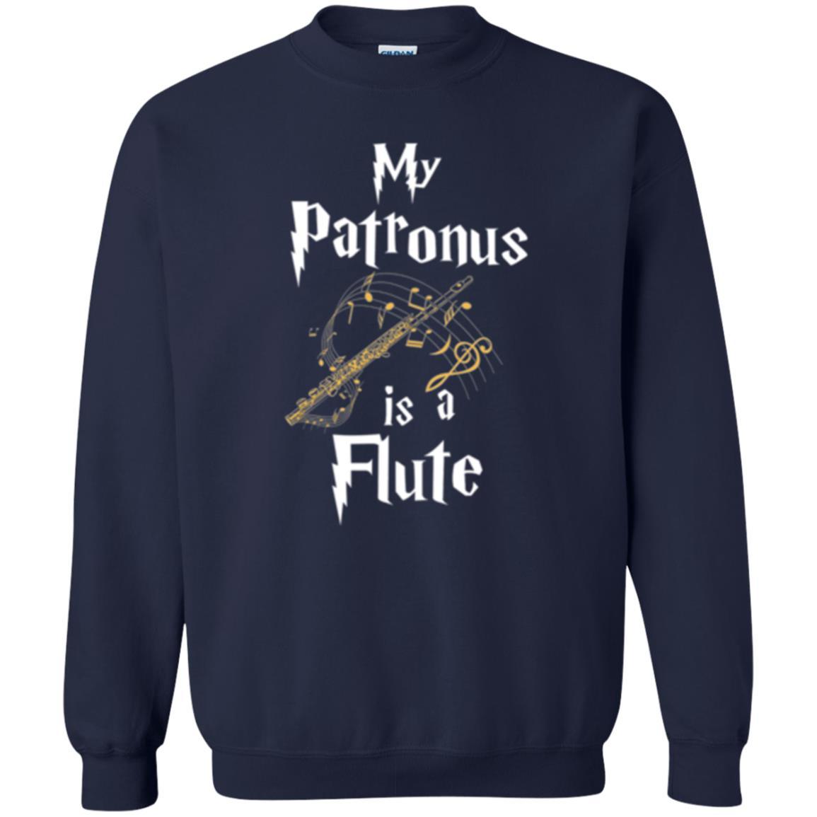 Musician T-shirt My Patronus Is A Flute Navy