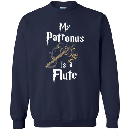 Musician T-shirt My Patronus Is A Flute Navy