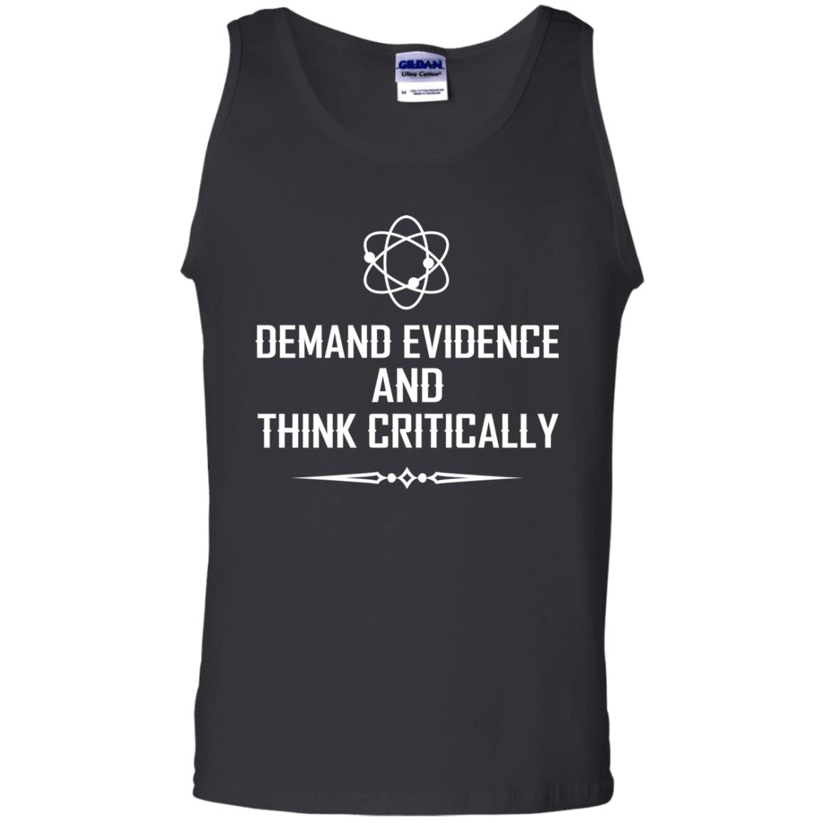 Demand Evidence And Think Critically Shirts Black