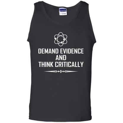 Demand Evidence And Think Critically Shirts Black