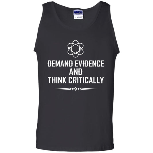 Demand Evidence And Think Critically Shirts Black