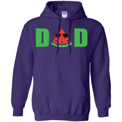 Dad Watermelon Funny Summer Melon Fruit Shirt For Daddy Purple