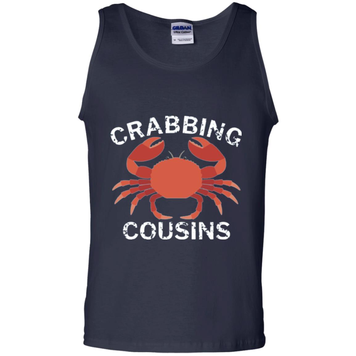 Fishing Lovers T-shirt Crabbing Cousins Navy