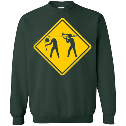 Funny Trombonist T-shirt Forest Green