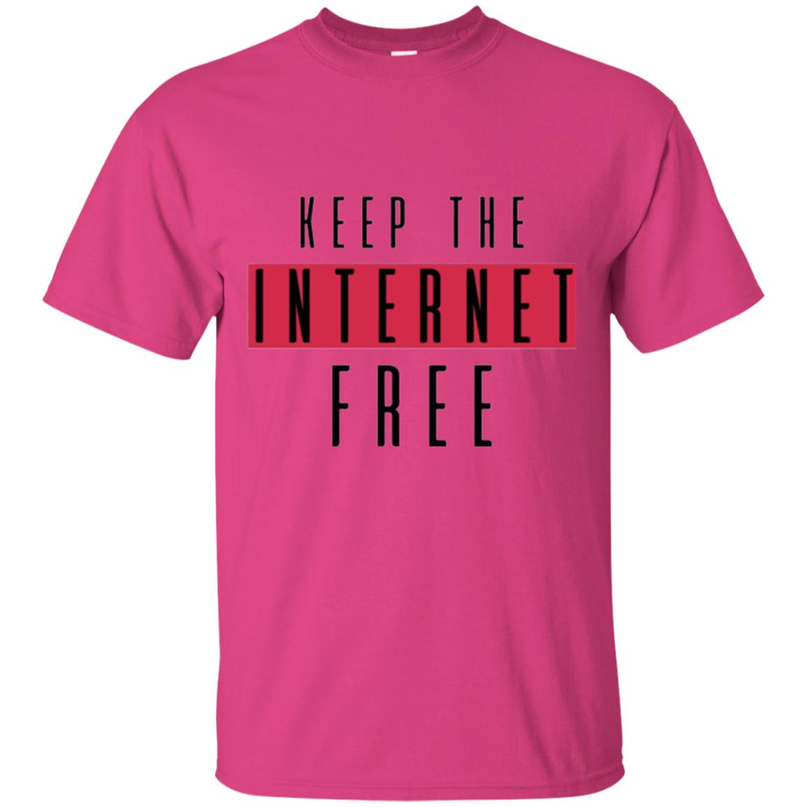 Keep The Internet Free T-shirt Heliconia