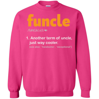 Funcle Definition T-shirt Funny Uncle Jokes Heliconia