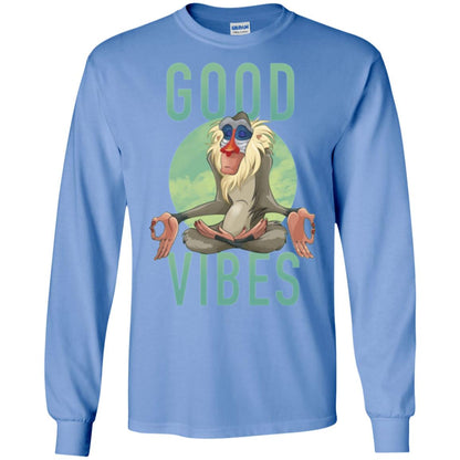 Rafiki Meditate Good Vibes T-shirt Carolina Blue