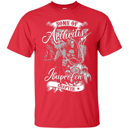 Sons Of Arthritis Ibupronfen Chapter Funny Motorcycle Shirt Red