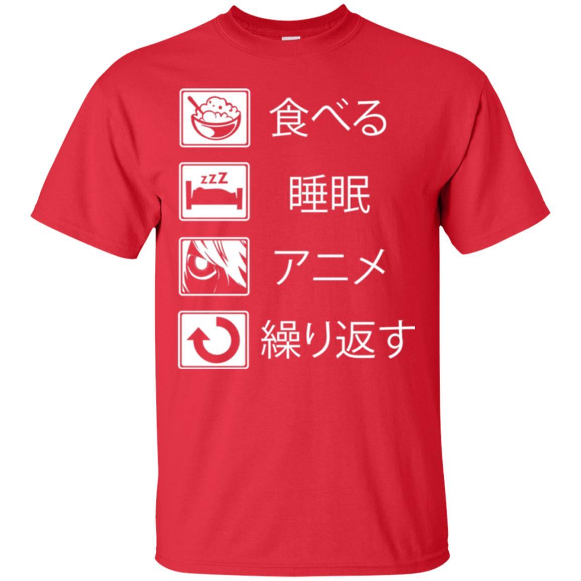 Anime Binge T-shirt Eat Sleep Anime Repeat