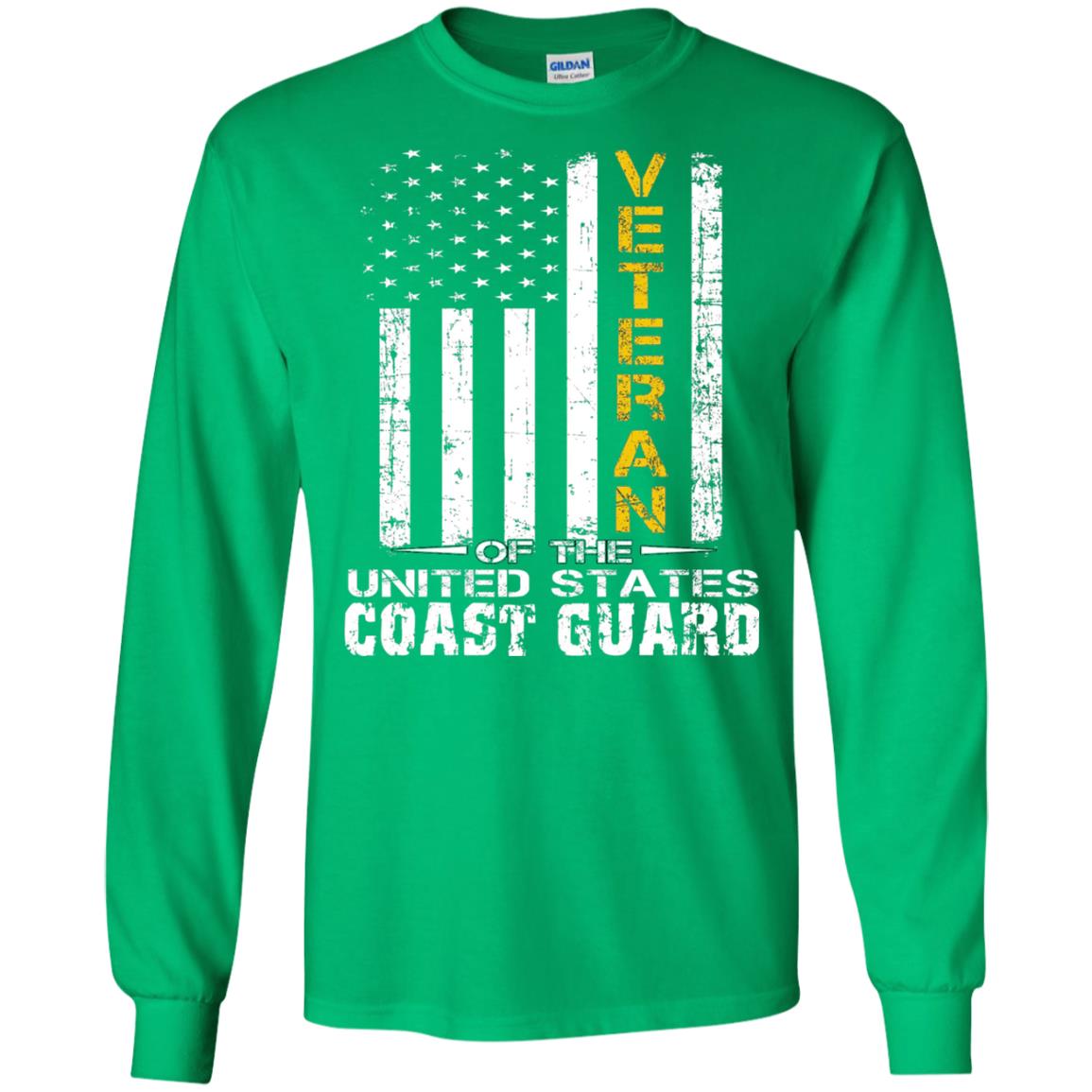 Veteran Of The United States Us Coast Guard Shirt Irish Green