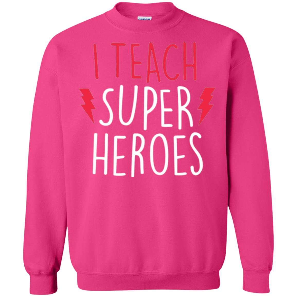 Cute Teacher T-shirt I Teach Super Heroes Heliconia