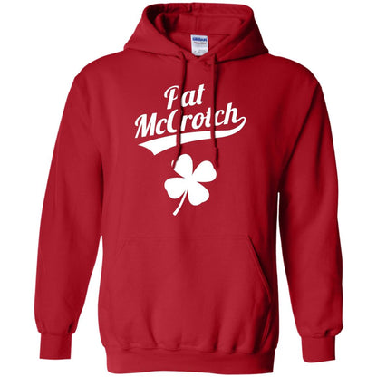 Funny Pat Mccrotch St. Patricks Shamrock T-shirt Red