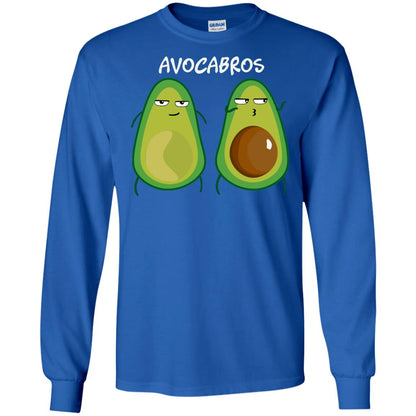 Funny Avocado T-shirt For Bros And Vegans Royal