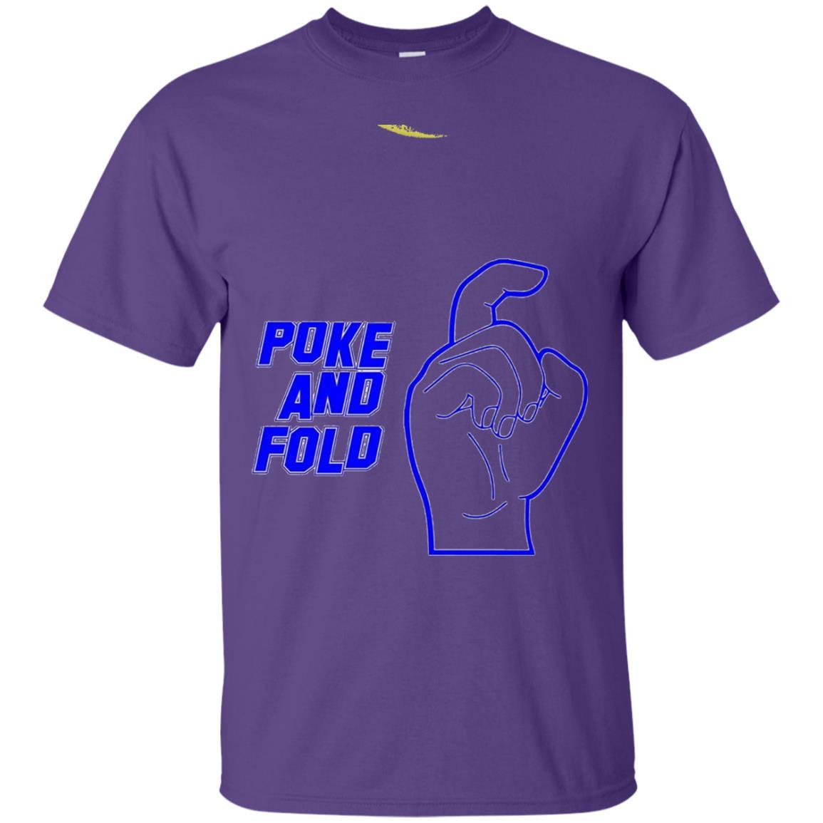 Poke And Fold T-Shirt Purple